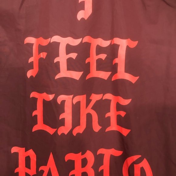 Unisex Kanye West I Feel Like Ye I Feel Like Pablo Tour Merch coach jacket. - Picture 3 of 8